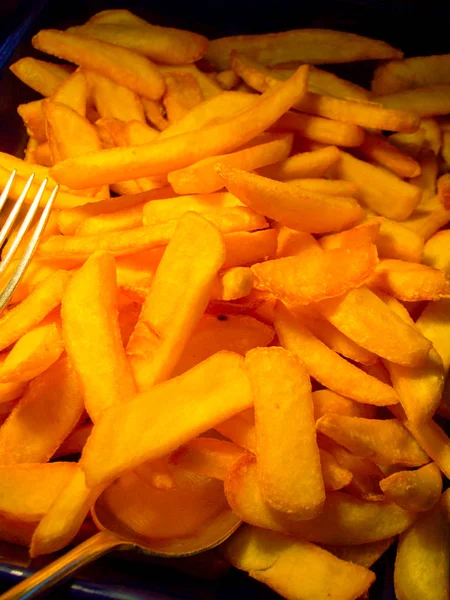 Chunky Home Made Chips — Stock Photo, Image