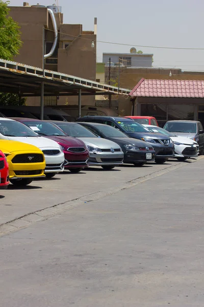 Depan Kepemilikan Mobil Irak Kurdistan — Stok Foto