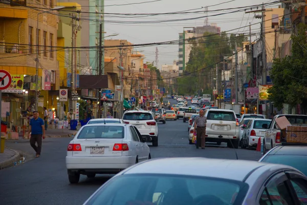 Życie Miasta Erbil Kurdystan Iracki — Zdjęcie stockowe