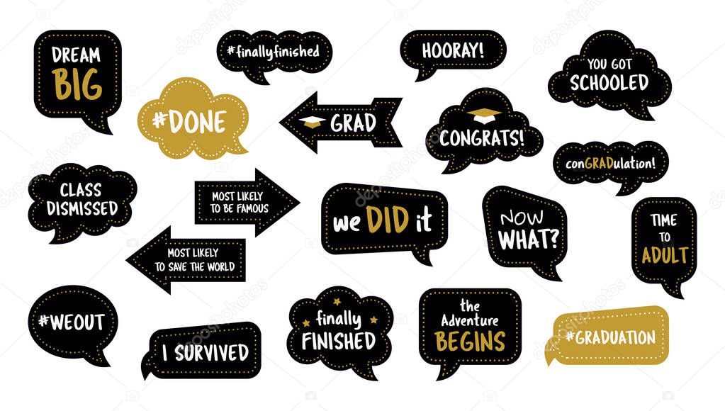 Download Photo: funny booth quotes | Graduation Party Photo Booth ...