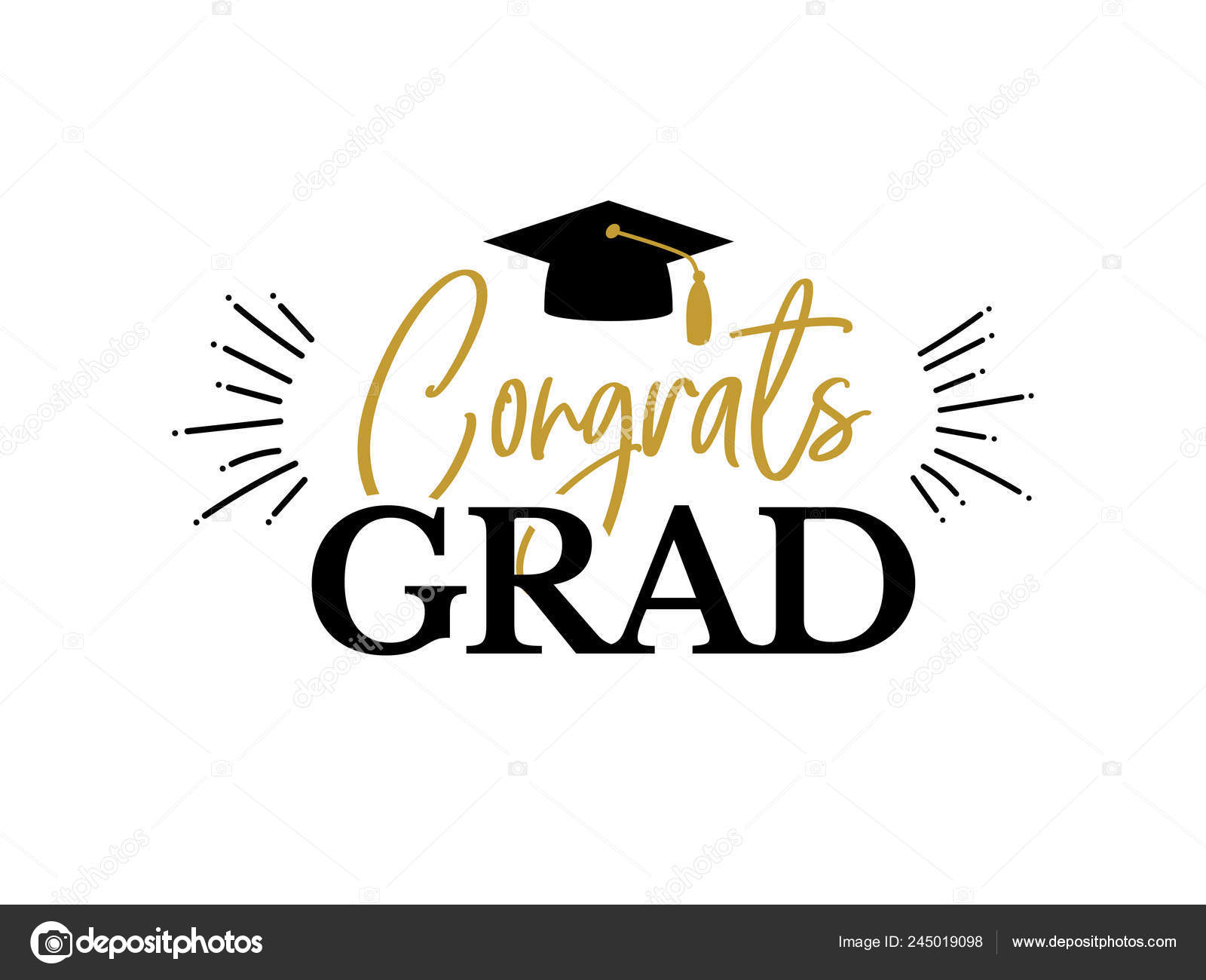 Congrats Graduates Class Of 2019 Graduation Congratulation Party