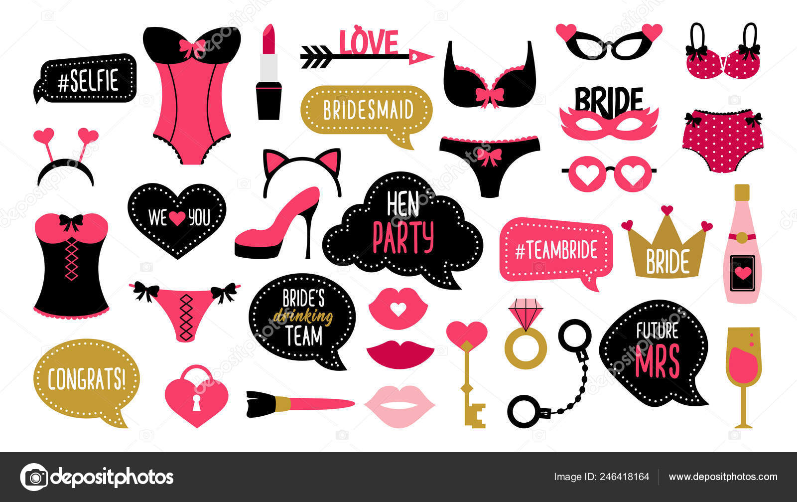 photobooth props for wedding