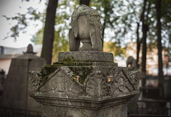 Necrópolis Del Siglo Xviii Lavra Alexander Nevsky San Petersburgo Cementerio — Foto de Stock