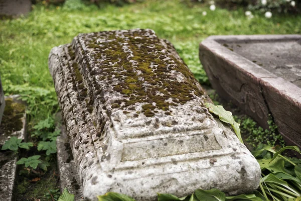 Necrópolis Del Siglo Xviii Alexander Nevsky Lavra San Petersburgo Cementerio — Foto de Stock