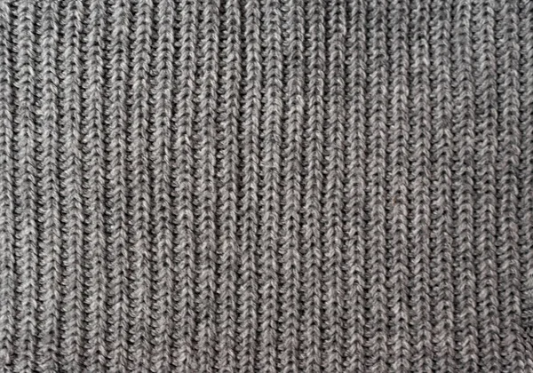 Gray Knitted Texture Woolen Sweater Warm Scarf Type Knitting Stocking — Stock Photo, Image