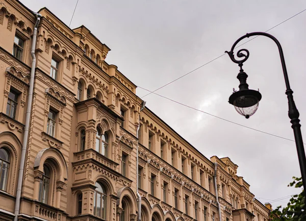 San Petersburgo Rusia Julio 2020 Antiguo Edificio Histórico Lujo Centro —  Fotos de Stock