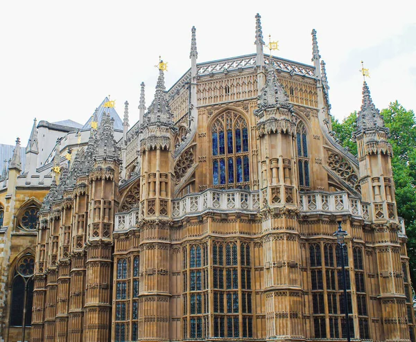 Londres Reino Unido Agosto 2019 Lujosa Fachada Del Palacio Westminster — Foto de Stock