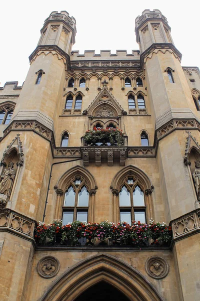 Londres Reino Unido Agosto 2019 Decoración Lujosa Fachada Abadía Westminster — Foto de Stock