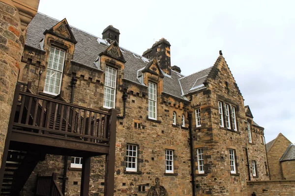 Edimburgo Escócia Agosto 2020 Vista Para Edifícios Pedra Histórica Cidade — Fotografia de Stock