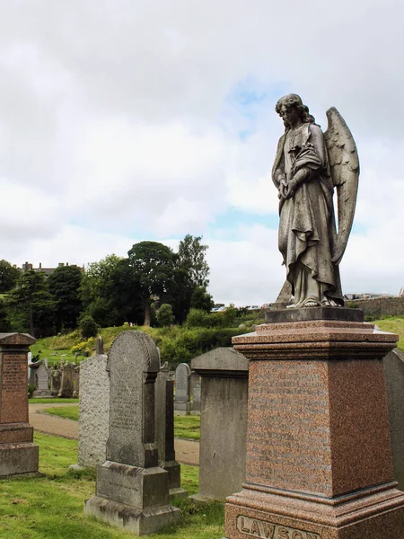 Stirling Escócia Agosto 2020 Antigo Cemitério Medieval Torno Port Menteith — Fotografia de Stock