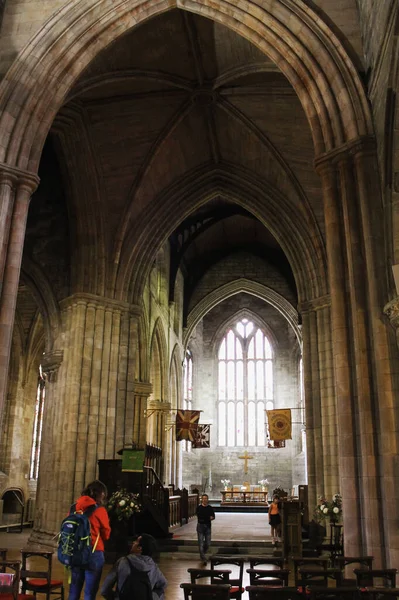 Stirling Escocia Agosto 2020 Interior Gótico Iglesia Parroquial Port Menteith — Foto de Stock