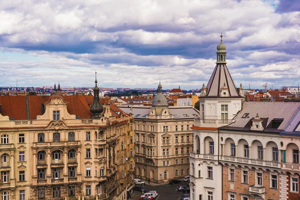 Prague République Tchèque 1Er Août 2020 Vue Sur Les Bâtiments — Photo