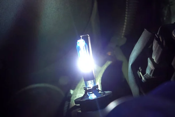 Autó Xenon lámpa — Stock Fotó