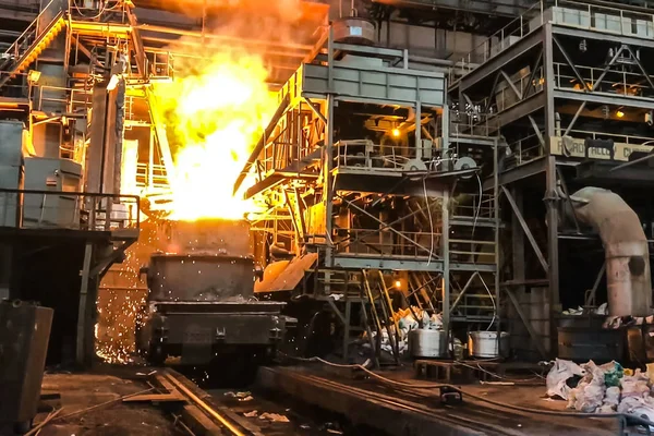 Impianto per la produzione di metallo . — Foto Stock