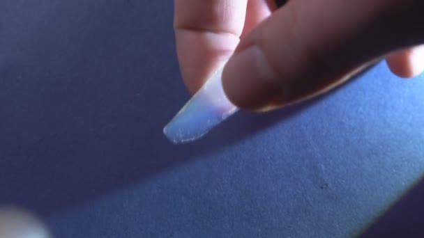 Airgel Ervaringen Mee Aerogel Eigenschappen — Stockvideo