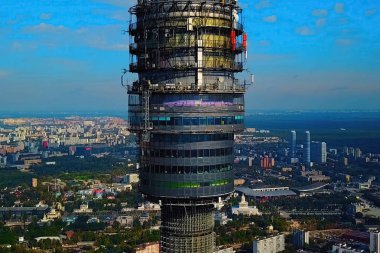 Ostankino televizyon kulesi.