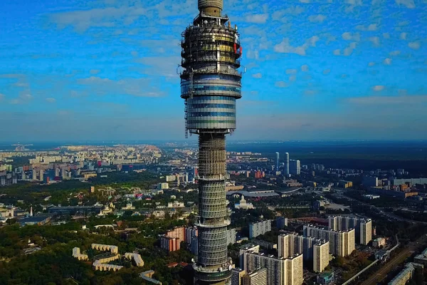 Torre della televisione Ostankino . — Foto Stock