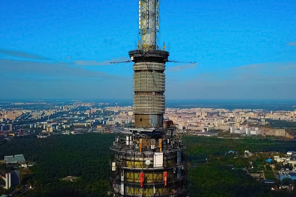 Torre de televisión Ostankino . — Foto de Stock