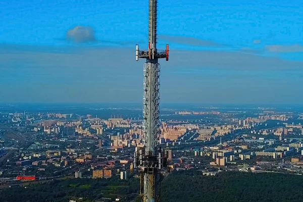 Ostankino torre de televisão . — Fotografia de Stock