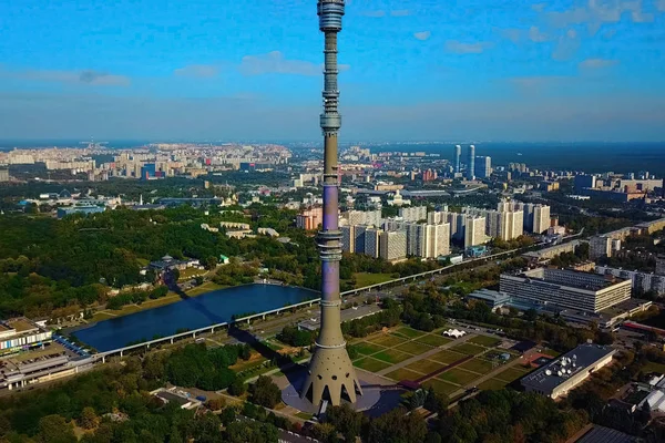 Ostankino torre de televisão . — Fotografia de Stock