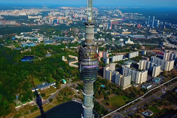 Ostankino torre de televisão . — Fotografia de Stock