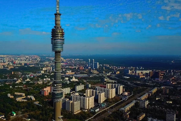 Ostankino torre de televisão . — Fotografia de Stock