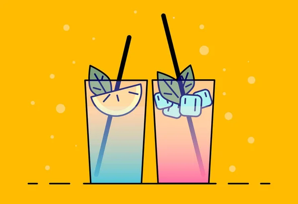 Shakes Illustration Color Picture Vektorgrafik Shakes Icon Flat Illustration Cocktails — Stock Vector