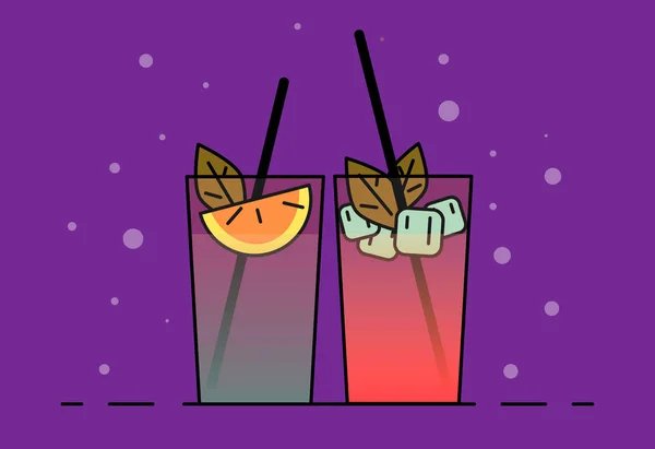 Schüttelt Die Illustration Farbbild Vektorgrafik Schüttelt Die Ikone Flache Illustrationscocktails — Stockvektor