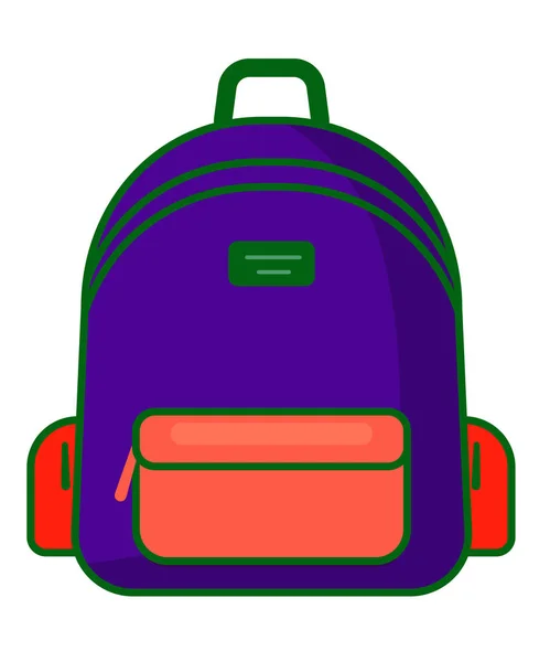 Backpack icon - vector school symbol - travel icon — Stock Vector