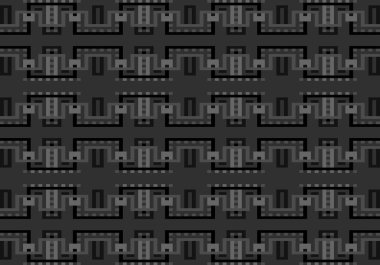 Soyut çok renkli geometrik desen. Vektör seamless modeli.