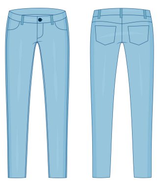 Vektör grafik kot Moda teknik renkli kroki