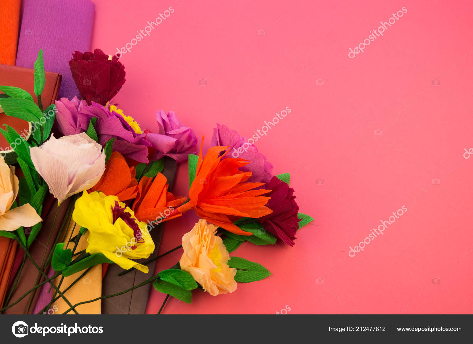 Ustensiles Outils Pour Faire Des Fleurs Papier Crépon Sur