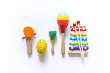 Montessori malzeme müzik eğitimi için. Doğal malzeme.