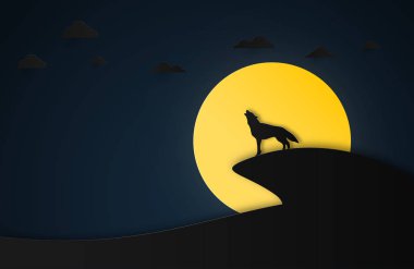 Çevre kavramı artwork.paper sanat ve dijital el sanatları tarzı. vektör çizim. Afiş, iş, eğitim, Web sitesi veya herhangi bir tanıtım için kullanılabilir.