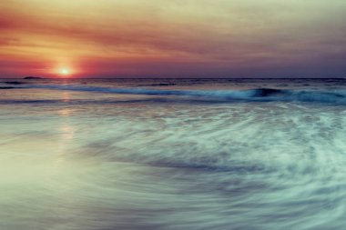 Ko Samet, Tayland beach üzerinde güzel gündoğumu