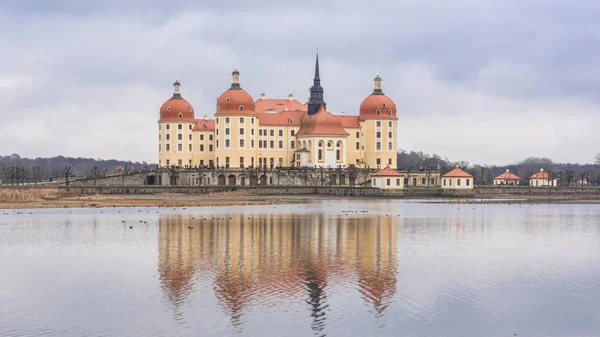 Saxony, Almanya, Avrupa'nın Barok Moritzburg Kalesi, Dresden, devlet