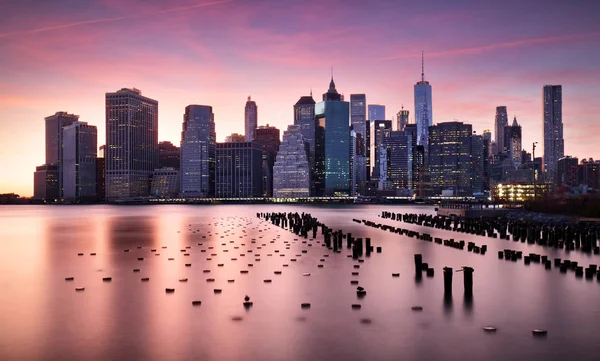 Ciudad Nueva York Skyline — Foto de Stock