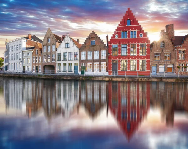 Bruges Dia Bélgica Cidade Histórica — Fotografia de Stock