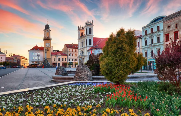Slovakya Banska Bystrica Ana Snp Meydanı — Stok fotoğraf