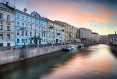 St. Petersburg, Rusya 'daki Moyka Nehri' nin seti.