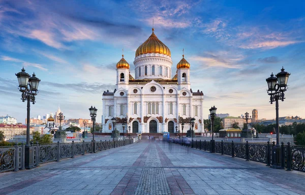 Kristi Katedral Frälsaren Moskva Ryssland — Stockfoto