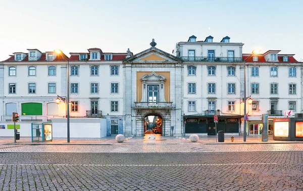 Rossio Square Lizbonie Portugalia — Zdjęcie stockowe