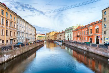 St. Petersburg, Rusya 'daki Moyka Nehri' nin seti.