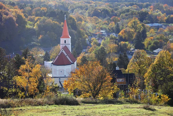 Church Pernek Slovakia Village Forest — Stock Photo, Image