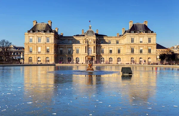 Palacio Luxemburgo Jardín Luxembourg París Francia —  Fotos de Stock