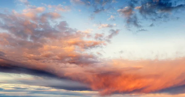 Sky Sunset Orange Clouds — Stock Photo, Image