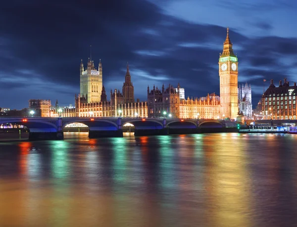 Büyük Ben Parlamento Evleri Londra Ngiltere — Stok fotoğraf