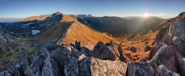 Herfst Berglandschap Polen Tatra — Stockfoto