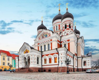 Alexander Nevsky Katedrali Tallinn Old Town, Estonya
