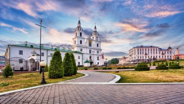 Minsk, Beyaz Rusya. Minsk Kutsal Ruh Katedrali - Ana